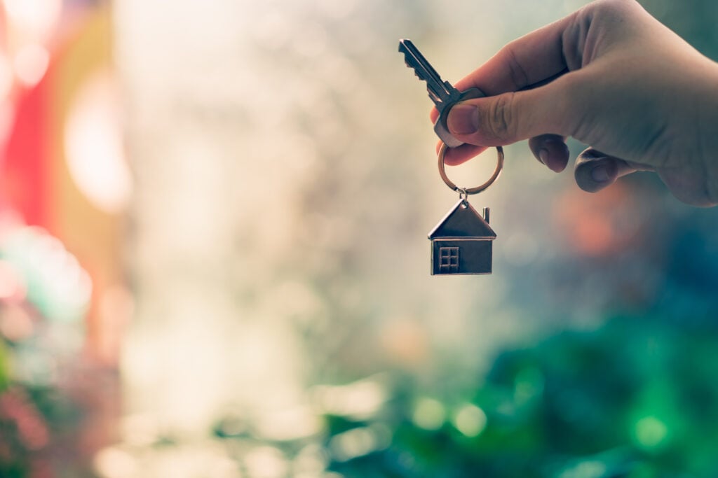 Overhandiging van de sleutels bij de verkoop van een woning